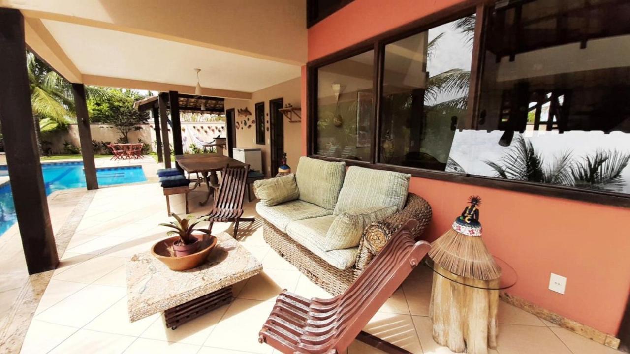 Casa Com Vista Para O Mar De Taperapuan 塞古罗港 外观 照片