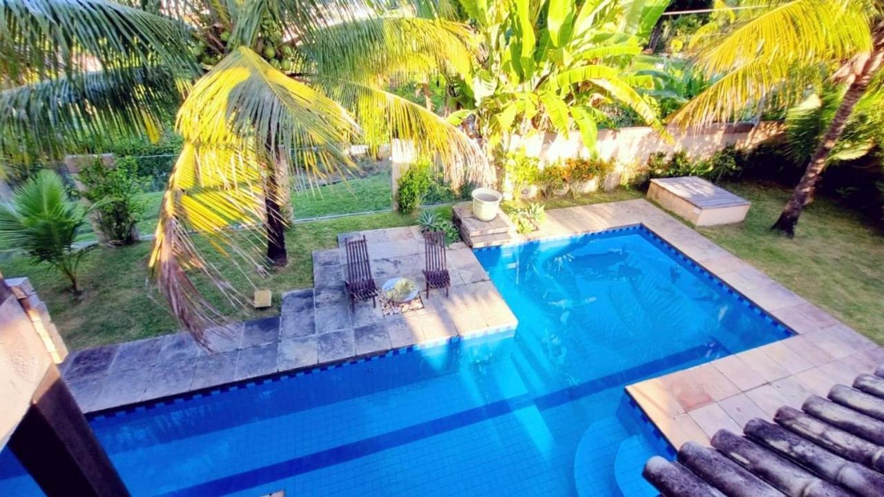 Casa Com Vista Para O Mar De Taperapuan 塞古罗港 外观 照片